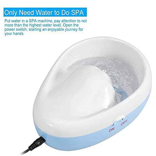 Electric Bubble Nail Soaking Bowl, Durable Manicure Hand Bowl Jet Spa Massage Nail Treatment Remover Manicure Spa Tool for Soak Soothing Relaxing Manicure Machine Soften Cuticles