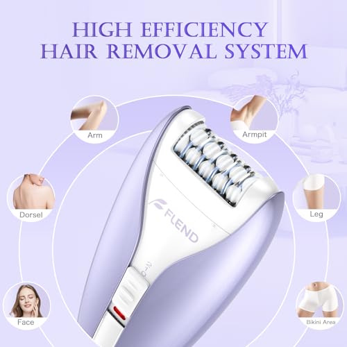 Epilator,Epilator for Women Facial Hair Removal Rechargeable,2 Speeds Hair Removal,HairRemoval Device with 36 Tweezers,Hair Removal forWomen Legs/Face/Bikini/Arms,Womens Electric Shaver Smooth Skin