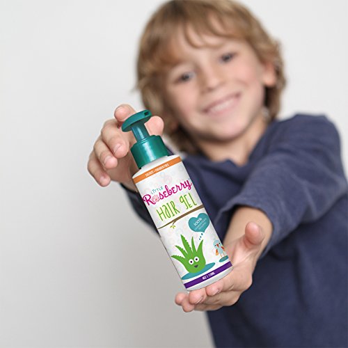 Hair Gel for Kids - Light Hold, Chemical-Free Formula with Organic Aloe Vera & Vitamins | Safe for All Ages
