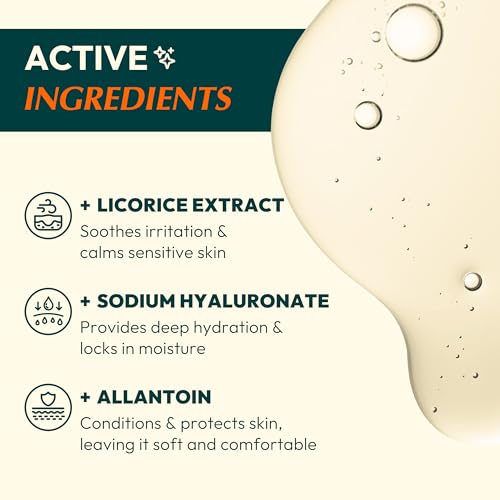 Licorice First Essence - Korean Hydrating Toner - Licorice Extract, Hyaluronic Acid and Allantoin - Soothing for Sensitive Skin - Alcohol Free for Sensitive Skin, 6.76 fl.oz