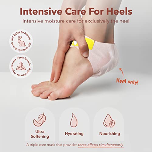 Purederm Instant Softening Heel mask (1 Pair) ? Heel mask Provides deep Hydration and Instant Softness