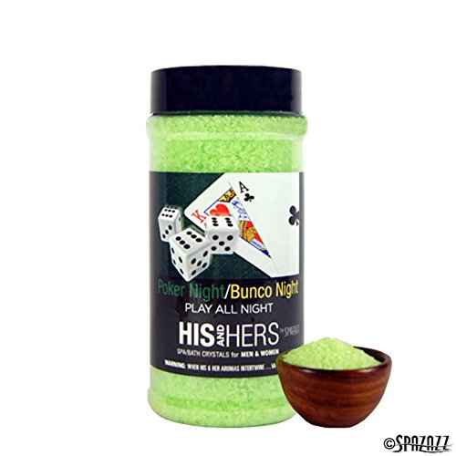 Spazazz SPZ-901 Poker/Bunco Night Play All His and Hers Novelty Crystals Container, 17 oz.