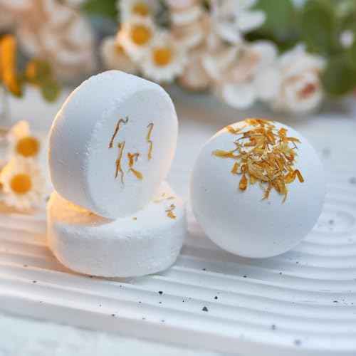 Natural Spa Gift Set for Her, Self Care Package for Women with Citrus and Vanilla, Spa Gift Basket, Wellness Spa Box, Bath and Body Products - Because you're worth it!