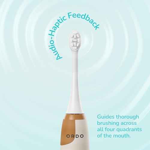 ORDO Squishmallows Electric Toothbrush, Sonic Toothbrushes for Kids, Rechargeable, 3 Brushing Modes, Over 5 Weeks Battery Life Extra Brush Head Included, Gift for Kids Aged 4 Years and Up, Cam