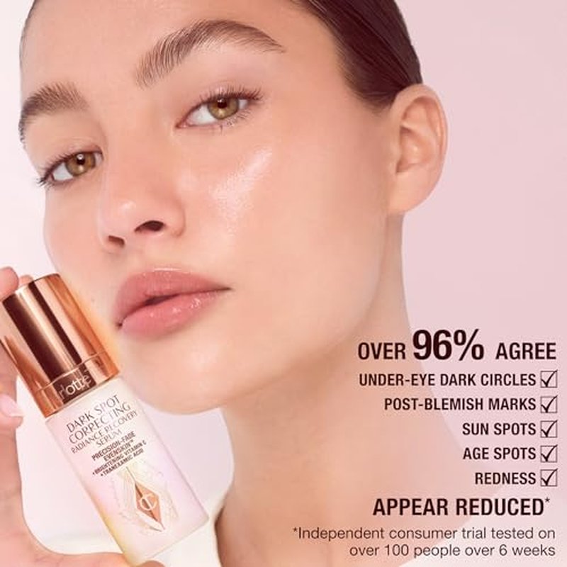 Charlotte Tilbury Radiance Recovery Dark Spot Serum - Dark Spot Corrector & Vitamin C Serum for a Brighter-Looking Complexion - Helps Reduce the Appearance of Redness & Uneven Skin Tone