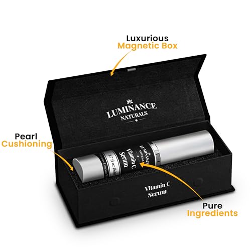 Vitamin C Serum for Mature Skin with Hyaluronic Acid, and Aloe Vera - Hydrating, Lifting, Face Wrinkle & Age Spot Reduction, Anti-Aging Skincare, (1.7 fl oz)