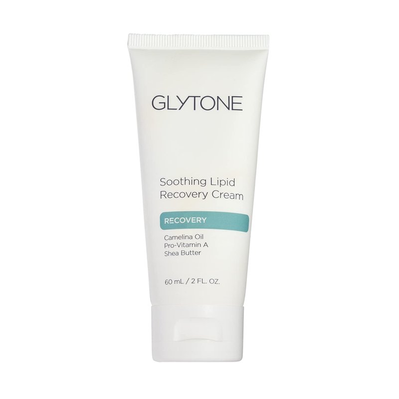 Glytone Soothing Lipid Recovery Cream | Face Moisturizer Hydrates, Calms & Restores Skin Barrier with Camelina Oil, Pro-Vitamin A & Shea Butter | Soothing Cream for Dry and Sensitive Skin - 2 fl oz