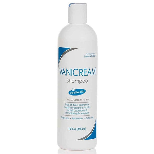 Vanicream Shampoo for Sensitive Skin, Dermatologist Tested, Free of Dyes, Fragrance, Parabens and Formaldehyde Releasers, Sulfate-Free, 12 fl oz (Pack of 3)