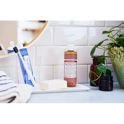 Dr. Bronner's Magic Soaps: Liquid Castile Soap, Eucalyptus 8 oz (3 pack)