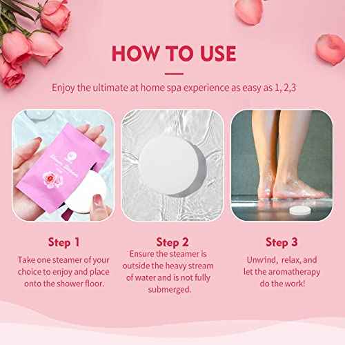 Shower Steamers Aromatherapy Birthday Gifts for Women Men, 24-Pack Stress Relief Organic Shower Bombs with Essential Oil, Stocking Stuffers White Elephant Christmas Gifts for Mom Wife Friends