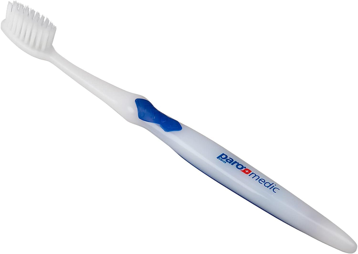 Paro Medic Soft Toothbrush, Conical and Soft Filament with Silky-Fine, Ultra Flexible End, Soft Konex The Gently Way to Clean The Gum (3 Pack Multi-Color)