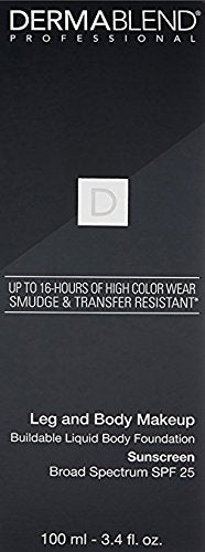Dermablend Leg and Body Makeup Foundation - SPF 25 for All-Day Coverage