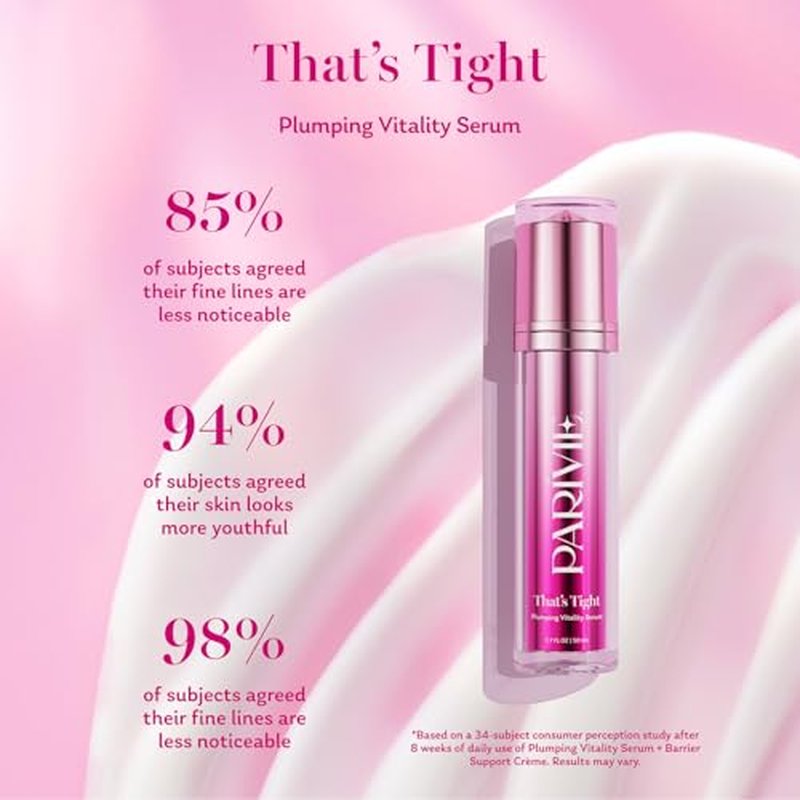 Parivie That¡¯s Tight Plumping Vitality Serum with inPHinite Youth Technology ? Visibly reduces fine lines and wrinkles and improves skin's bounce - 1.7 fl oz