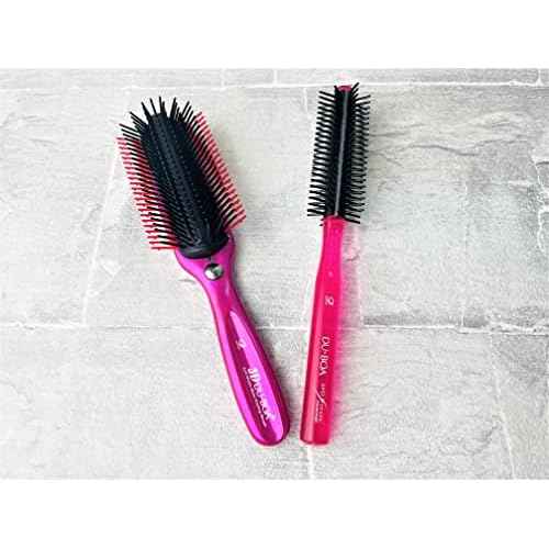 Anti Static Hairbrush [ Made in Japan ] Hair Brush for Styling, Detangling, and Blow-Drying [ Anti Static Hair Products ] (Round Brush)