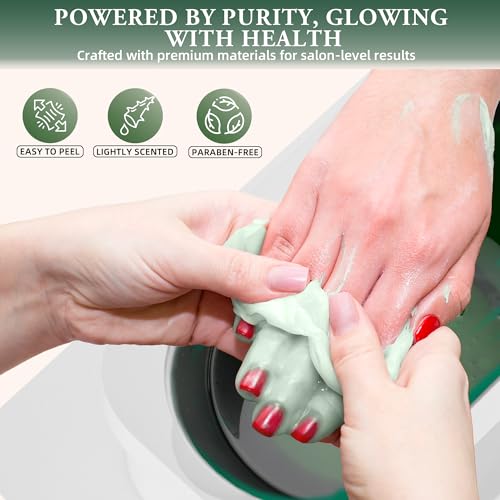 7000ml Paraffin Wax Machine for Hand and Feet-White Hand Wax Paraffin Machine for Hands with 10pcs Aloe Vera Paraffin Bath Refills,Ideal Gifts for Women