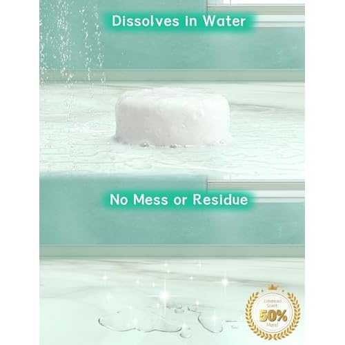 Shower Steamers Aromatherapy 15 Pack, Menthol & Eucalyptus Shower Bombs with Natural Essential Oils, Quick Relief Nasal Congestion, Relaxation & Self Care Gifts for Women & Men