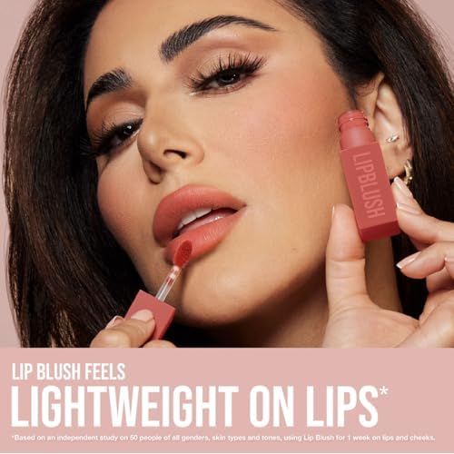 HUDA BEAUTY Lip Blush Cream Lip & Cheek Stain Rosy Kiss