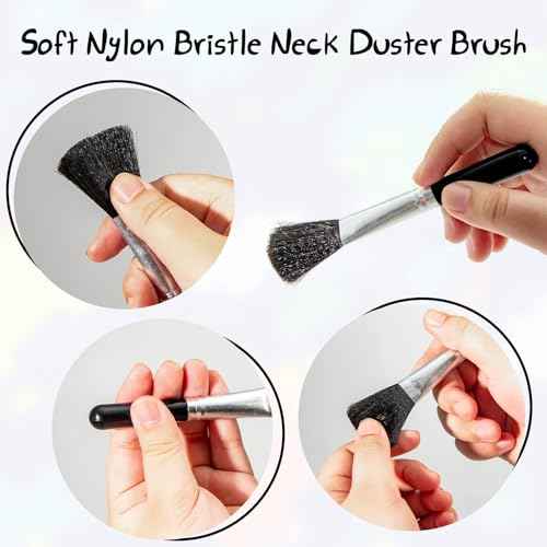 Gealaek Kids Haircut Cape and Neck Duster Brush Set with Construction Site Pattern Kids Barber Cape 55x40 Inches for Boys & Girls Salon Cape Kit (White)