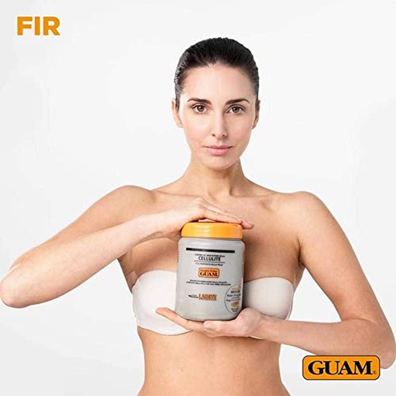 Guam Anti Cellulite Seaweed Wrap ORIGINAL FORMULA | Skin Tightening Cellulite Treatment For Thighs And Legs Inches Reduction - Hot Mud Thigh Wraps For Cellulite Removal, 1KG Beauty