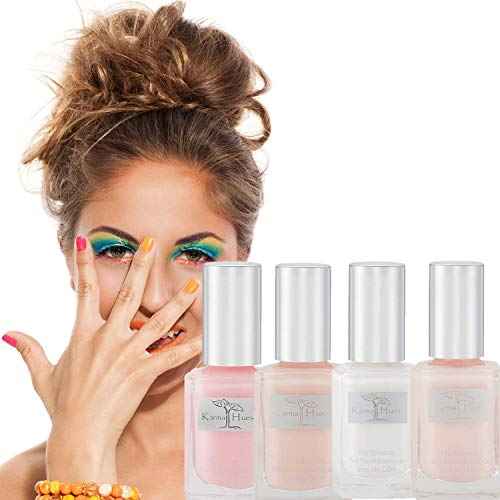 Karma Organic Beautiful Natural Nail Polish Set- Non-Toxic Nail Art, Vegan and Cruelty-Free Nail Paint