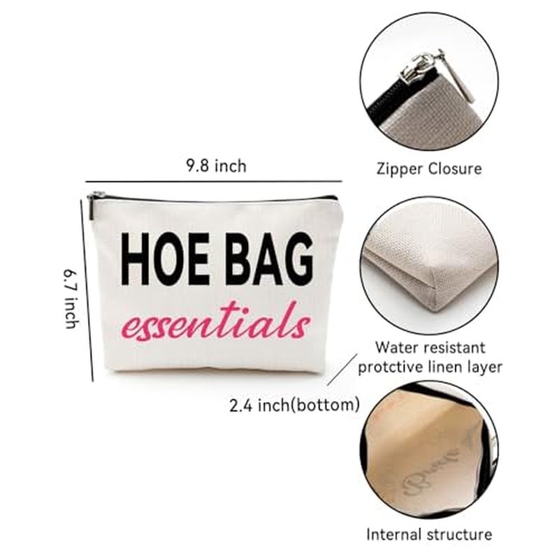 5 Pack Multi-color Funny Gag Gift for Women, Friends & Hostess - Cool Gifts for Girls' Birthday, Weekend Fun - Makeup Travel Bag