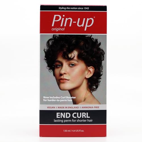 Pin-Up End Curl Home Perm for Short Hair, Defined and Long-Lasting Results 130ml