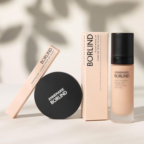 ANNEMARIE B?RLIND - ANTI-AGING MAKE UP - almond - smoothing, lifting & refining foundation, with natural ingredients, high coverage, 1.01 Fl. Oz.