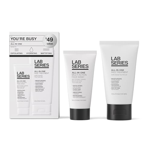 Lab Series Men's All-In-One Multi-Action Face Wash - Face Scrub - Cleanse and Purify Skin - Skin Care for Men
