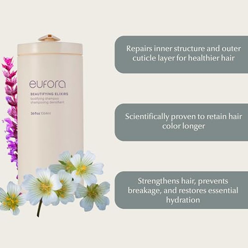 Eufora Beautifying Elixirs Bodifying Shampoo 36 Oz