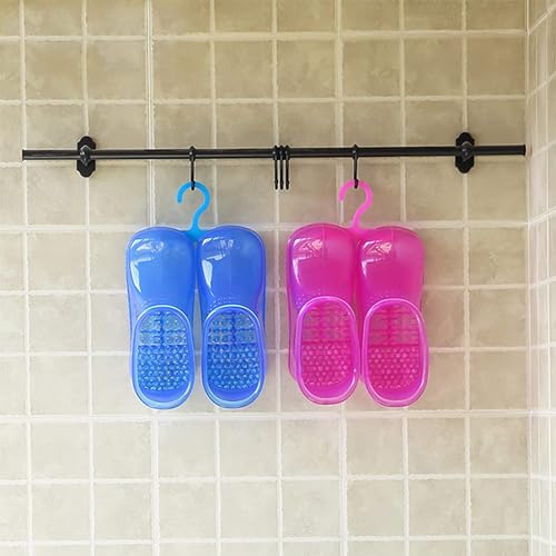 Movable Foot Soaker, Portable Feet Soaking Tub Massage Foot Bath Shoes, Bath Massager Basin Pedicure Feet Spa Shoes for Thermal Massage to Promote Blood Circulation (Medium, Blue)