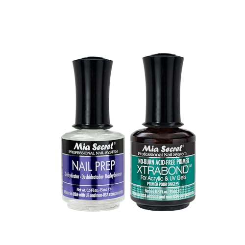 Mia Secret Nail Prep 0.5oz (NP-30) & Xtrabond Primer 0.5 oz (PR100)