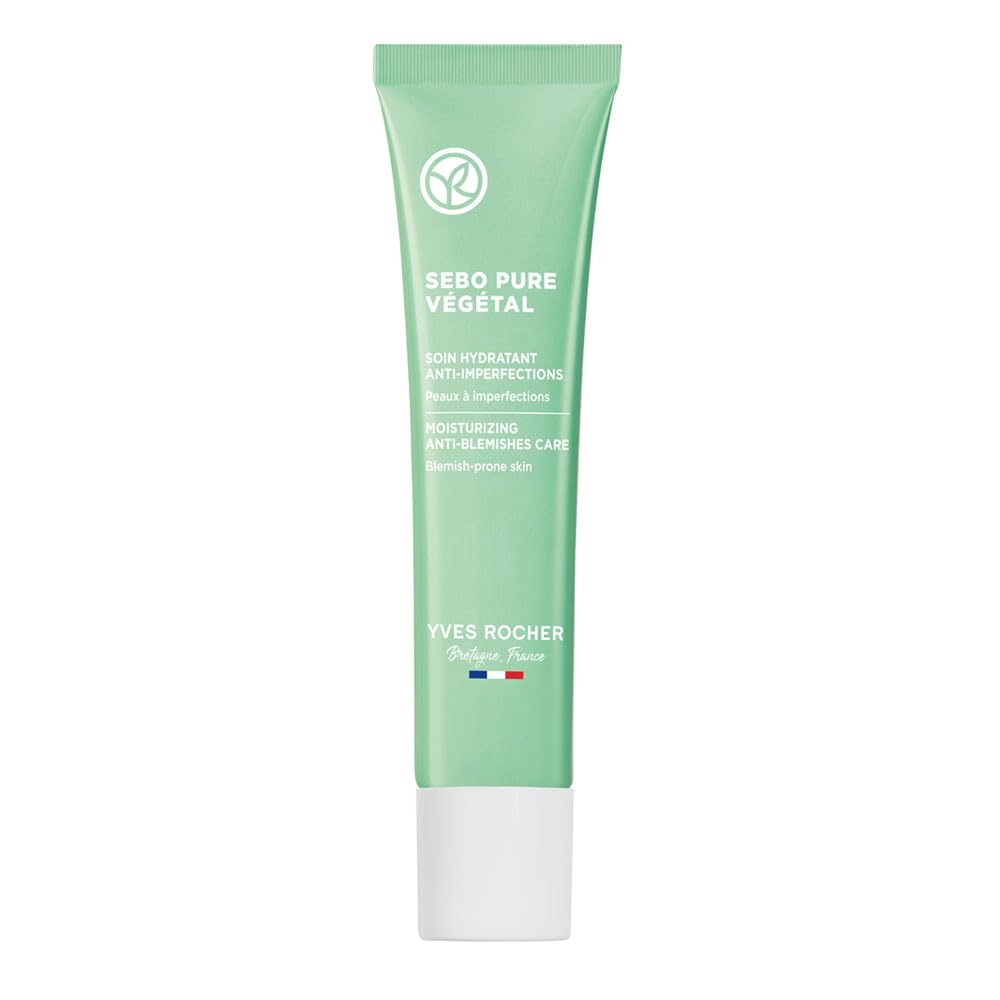 Sebo Pure Vegetal SOS Spot Moisturizing Cream for Blemish Prone Skin - 40 ml | Acne Treatment