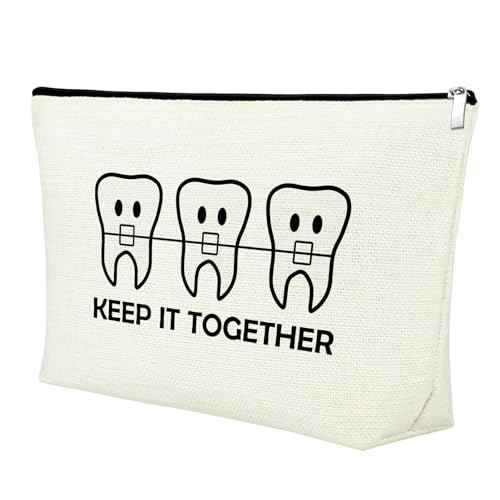 Orthodontist Gifts Makeup Bag Dentist Gifts Funny Orthodontist Gifts Orthodontist Appreciation Gift Cosmetic Bag Orthodontist Graduation Gifts for Orthodontist Assistant Gifts Keep It Together