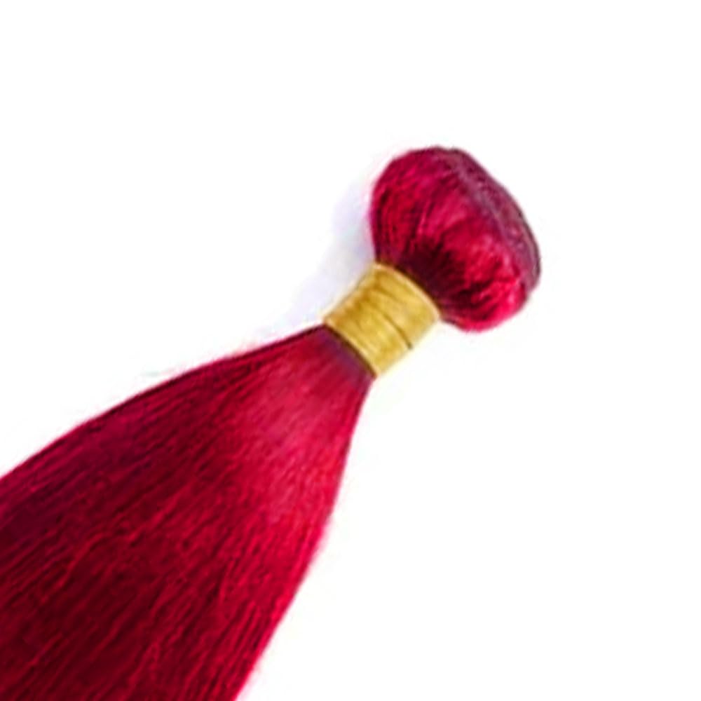 Burgundy Straight Bundles Red Human Hair Bundle Red Straight Bundle Human Hair 28 Inch Burgundy Bundles