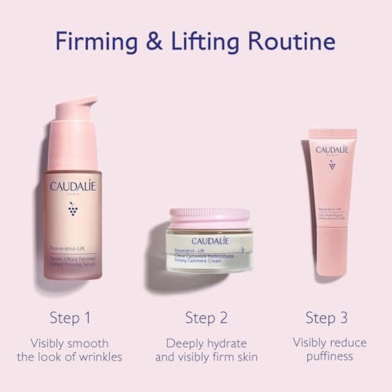 Caudalie Resveratrol-Lift Lift & Firm Essentials Skin Care Holiday Gift Set with Full-Size Resveratrol-Lift Serum + 2 Free Travel-Size Products ($126 Value)
