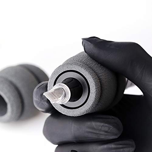 5 Pieces Tattoo Grip Wrap Foam Tattoo Grip Cover Tattoo Pen Cover Tattoo Machine Grip Handle Holder Cover Tattoo Tubes Grips Cover Tattoo Supplies(Grey, 41 mm)
