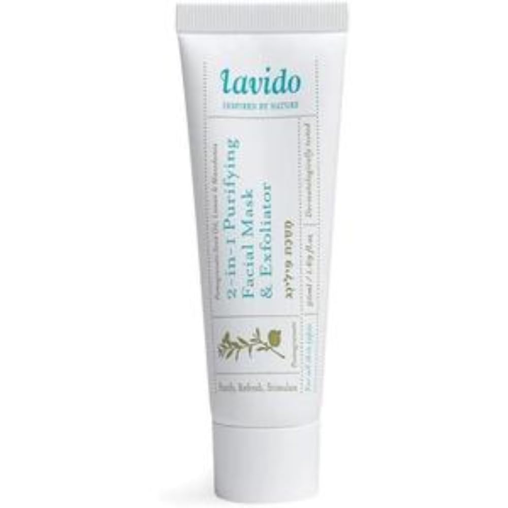 Lavido Pomegranate Seed Oil, Lemon, and Macadamia Gentle Exfoliator Cream