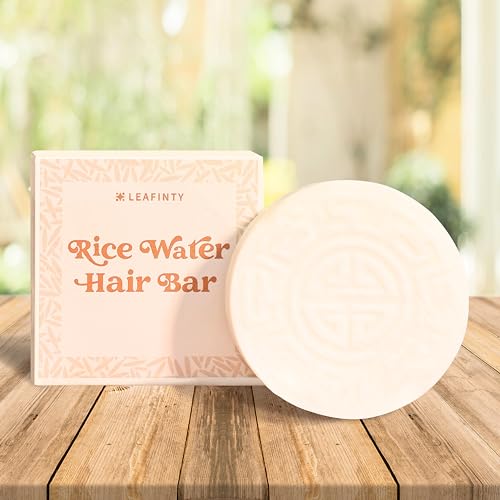 Bath Set for Women Christmas Beauty Spa Relaxation Kit: Includes Rice Shampoo Bar, Body Wash Bar, Soap Bar Holder, Wide-Tooth Hair Comb, and Microfiber Hair Towel ? Perfect Bath Xmas Gifts for Women