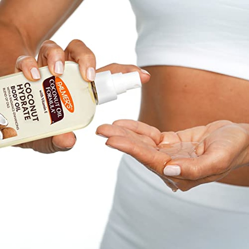 Palmer's Coconut Oil Body Oil + Body Lotion, Value Skin Care Bundle for Dry Skin, Provides 48 Hour Moisture to Dry, Rough Skin, Includes 1 Moisturizing Lotion (13.5 fl oz) and 1 Skin Oil (5.1 fl oz)