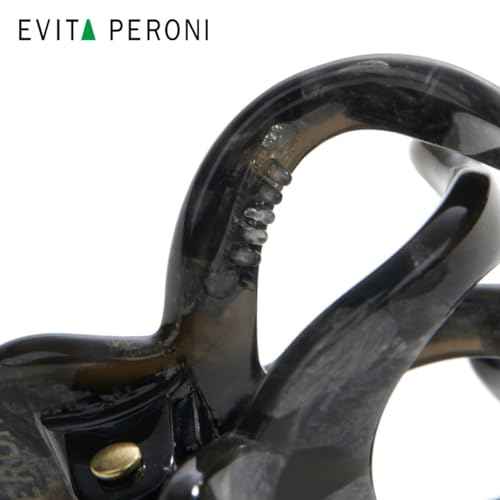 EVITA PERONI Hair Claw Clips for Thick Hair Women Small Hair Clips for Women Strong Hold Ponytail Hair Clip No Slip Jaw Clamps Girls-Black
