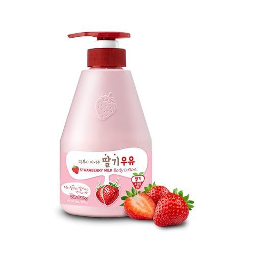 WELCOS KWAILNARA Strawberry Milk Body Lotion ? Deeply Hydrating & Lightweight Korean Body Lotion 560 g / 19.75 Fl. Oz