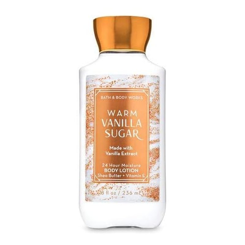 B & Body Works Warm Vanilla Sugar - Full Size Set - Shower Gel, Body Lotion, Fine Fragrance Mist