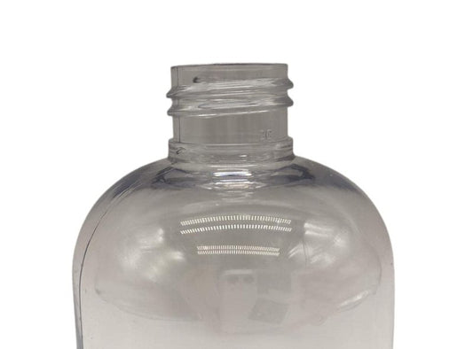 Natural Farms 12 Pack – 8 oz - Clear Boston Plastic Bottles – Black Flip Top Disc cap - for Essential Oils, Perfumes