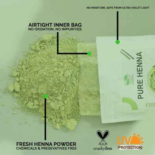 200 Grams - 100% Pure Henna Powder For Hair Dye - Red Henna Hair Color, Best Red Henna For Hair - The Henna Guys