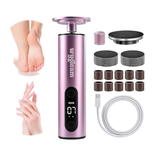 2-in-1 Electric Callus Remover and Nail File Drill Kit for Flawless Feet & Nails - 3 Speeds, Rechargeable, Professional at-Home Pedicure & Manicure Tool