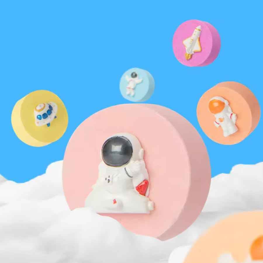 Leiky Life Princess Bath Bombs Luxury Fizzy Organic Natural Bath Bomb Gift Set Bubbling (Space), 1 Count (Pack of 9)