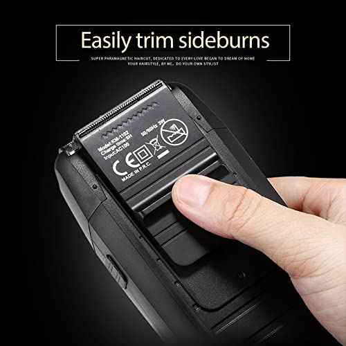 kemei Men's Reciprocating Cordless Razor Razor Electric Rechargeable Razor Precision Beard Sideburn Trimmer Razors Twin Blade Multifunction Grooming Razor¡¦