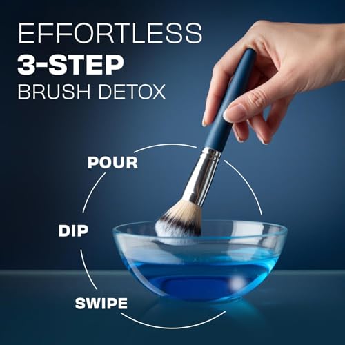 Original Makeup Brush Cleaner - Professional Cleanser for Makeup Brushes - Quick-Drying, Rinse-Free Formula - Removes Stubborn Waterproof Make Up, 32 oz