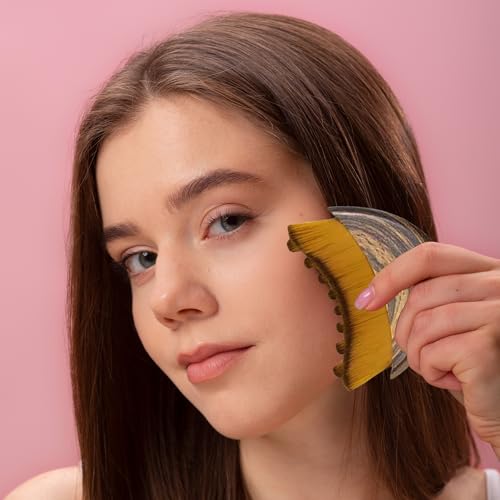 Lymphatic Drainage Massager Lymphatic Contour Face Brush Double Chin Reducer Lymphatic Drainage Brush for Face,Ergonomically Designed to Fit The Skin Precisely and Relieve Fatigue