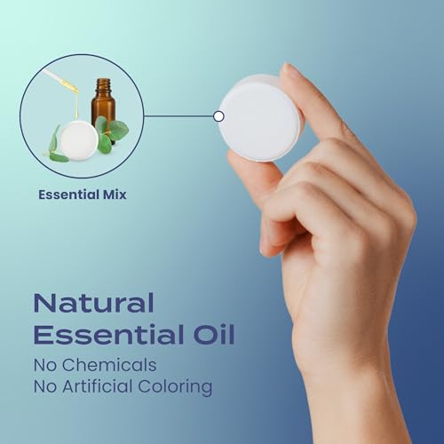 Body Restore Shower Steamers Aromatherapy 6 Pack - Christmas Stocking Stuffers for Men, Birthday Gifts for Women, White Elephant, Relaxation, Self Care - Clarity